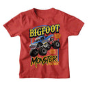 Bigfoot-Bigfoot Mayhem Monster-Red Heather Youth S/S T-Shirt (7-8) - Red Heather