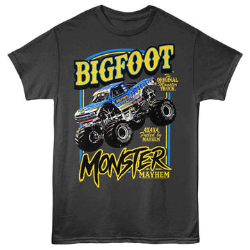 Bigfoot-Bigfoot Mayhem Monster-Smoke Adult S/S T-Shirt - Smoke