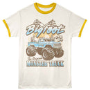 Bigfoot Dust Vintage White Mellow Yellow Ringer Adult T-Shirt