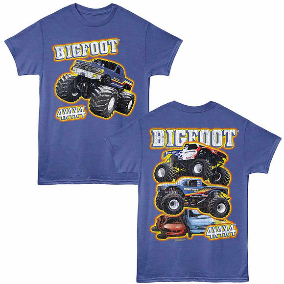 Bigfoot Glow Royal Heather Adult T-Shirt