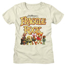 Fraggle Rock-Fraggies And Logo-Vintage White Ladies S/S T-Shirt - Vintage White