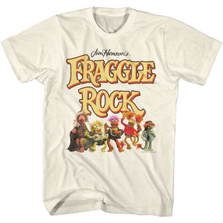 Fraggle Rock Fraggies And Logo Adult T-Shirts