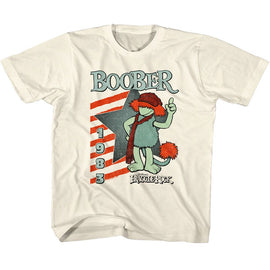 Fraggle Rock-Boober Star-Natural Youth S/S T-Shirt (7-8) - Natural