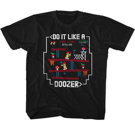 Fraggle Rock-Like A Doozer-Black Youth S/S T-Shirt (7-8) - Black