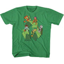 Fraggle Rock-Recycle Symbol-Vintage Green Toddler S/S T-Shirt-2T - Vintage Green