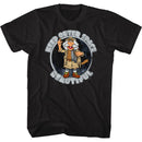 Fraggle Rock-Outer Space-Black Adult S/S T-Shirt - Black