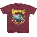 Fraggle Rock-Radish Technology-Vintage Burgundy Youth S/S T-Shirt (7-8) - Vintage Burgundy