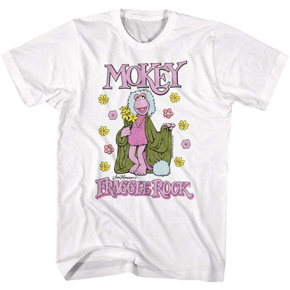 Fraggle Rock-Moki-White Adult S/S T-Shirt - White