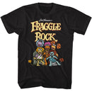 Fraggle Rock-Fraggle Rock Fraggle Group-Black Adult S/S T-Shirt - Black