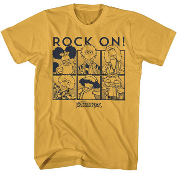Fraggle Rock-Fraggle Rock Halftone Boxes-Ginger Adult S/S T-Shirt - Ginger
