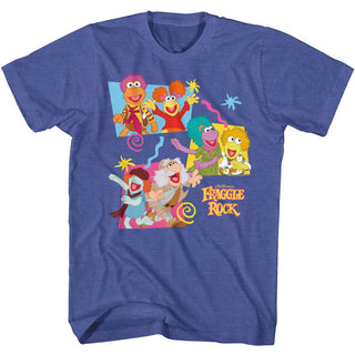 Fraggle Rock Fraggle Rock Fraggles In Boxes Adult T-Shirts