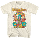Fraggle Rock-Fraggle Rock Rainbow-Natural Adult S/S T-Shirt - Natural