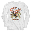 Fraggle Rock-Fraggle Rock On Puppets-White Adult L/S T-Shirt - White