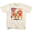 Fraggle Rock-Fraggle Rock Dance Square-Natural Youth S/S T-Shirt (7-8) - Natural