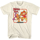 Fraggle Rock-Fraggle Rock Dance Squares-Natural Adult S/S T-Shirt - Natural