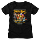 Fraggle Rock-Fraggle Rock Comic Cover Style-Black Ladies S/S T-Shirt - Black