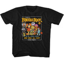 Fraggle Rock-Fraggle Rock Comic Cover Style-Black Youth S/S T-Shirt (7-8) - Black