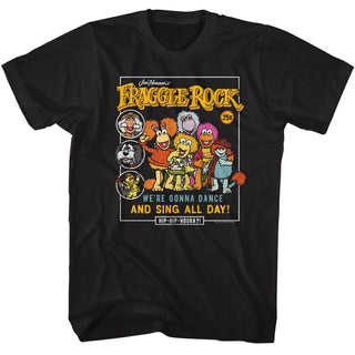 Fraggle Rock Fraggle Rock Comic Cover Style Adult T-Shirts