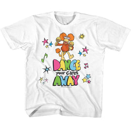 Fraggle Rock-Fraggle Rock Color Dance-White Youth S/S T-Shirt (7-8) - White