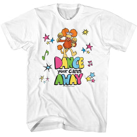 Fraggle Rock-Fraggle Rock Color Dance-White Adult S/S T-Shirt - White