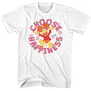 Fraggle Rock-Fraggle Rock Choose Happiness-White Adult S/S T-Shirt - White