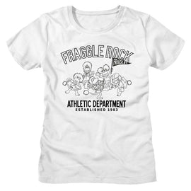 Fraggle Rock-Fraggle Rock Athletic Department-White Ladies S/S T-Shirt - White