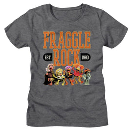 Fraggle Rock-Fraggle Rock Athletic-Deep Heather Ladies S/S T-Shirt - Deep Heather