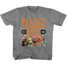 Fraggle Rock-Fraggle Rock Athletic-Graphite Heather Toddler S/S T-Shirt-3T - Graphite Heather
