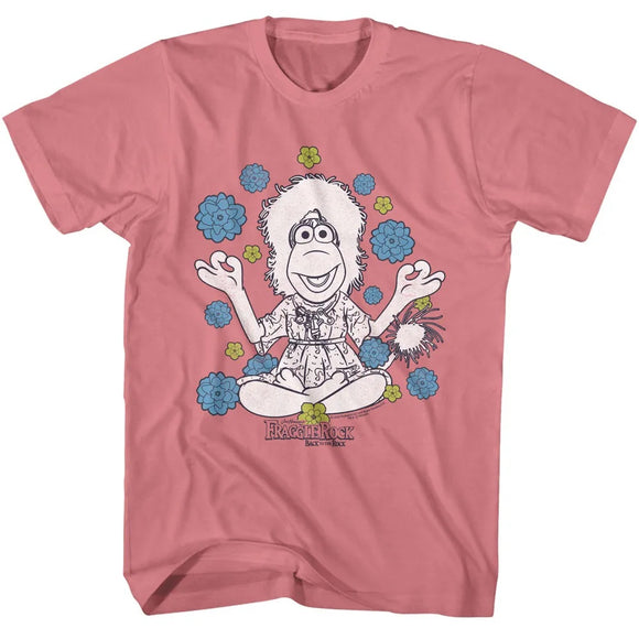 Fraggle Rock Mokey And Flowers Mauvelous Adult T-Shirt