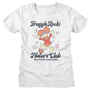 Fraggle Rock-Fraggle Rock Nature Club-White Ladies S/S T-Shirt - White