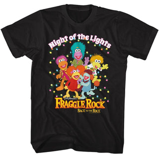 Fraggle Rock Fraggle Rock Night Of The Lights Adult T-Shirts