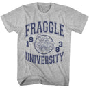 Fraggle Rock-Fraggle Rock University-Gray Heather Adult S/S T-Shirt - Gray Heather