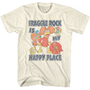 Fraggle Rock-Fraggle Rock Happy Place-Natural Adult S/S T-Shirt - Natural