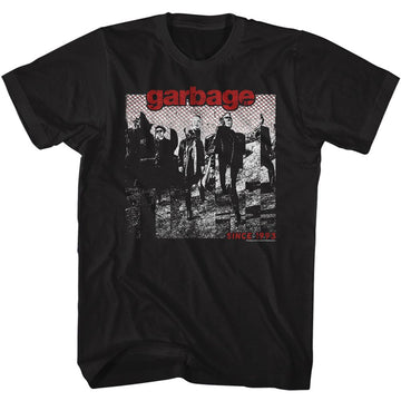 Garbage-Garbage 1993-Black Adult S/S T-Shirt - Black