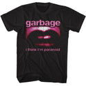 Garbage Garbage Paranoid Mouth Adult T-Shirts