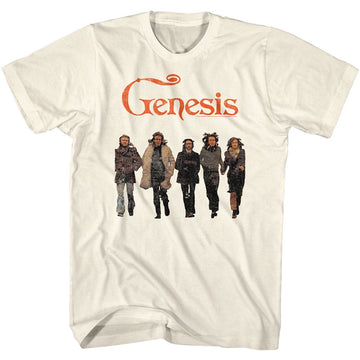 Genesis-Genesis Band-Natural Adult S/S T-Shirt - Natural