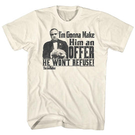 Godfather-An Offer-Natural Adult S/S T-Shirt - Natural