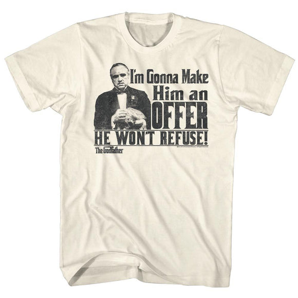 Godfather-An Offer-Natural Adult S/S T-Shirt - Natural
