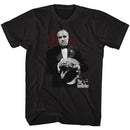 Godfather-Contemplation-Black Adult S/S T-Shirt - Black