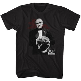 Godfather-Contemplation-Black Adult S/S T-Shirt - Black