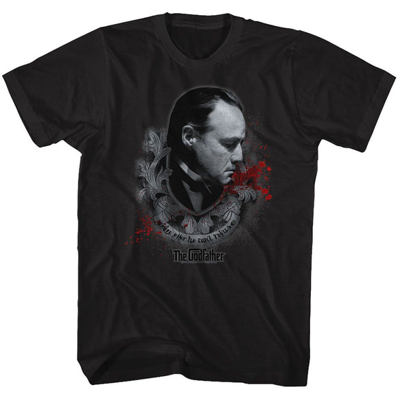 Godfather-Showing Respect-Black Adult S/S T-Shirt - Black