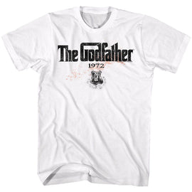 Godfather-1972-White Adult S/S T-Shirt - White