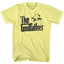 Godfather-Logo-Yellow Heather Adult S/S T-Shirt - Yellow Heather