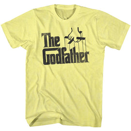 Godfather-Logo-Yellow Heather Adult S/S T-Shirt - Yellow Heather