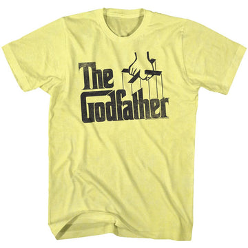 Godfather-Logo-Yellow Heather Adult S/S T-Shirt - Yellow Heather