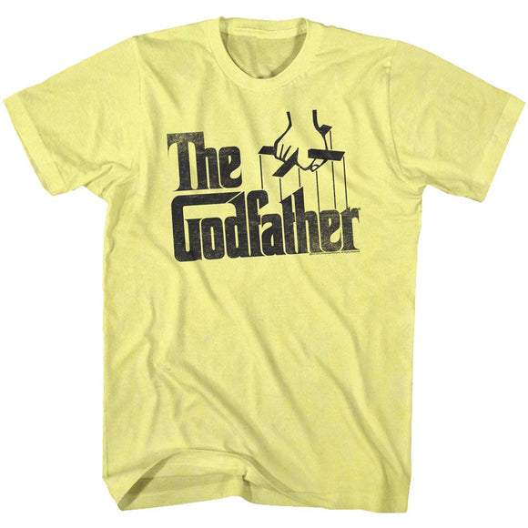 Godfather-Logo-Yellow Heather Adult S/S T-Shirt - Yellow Heather