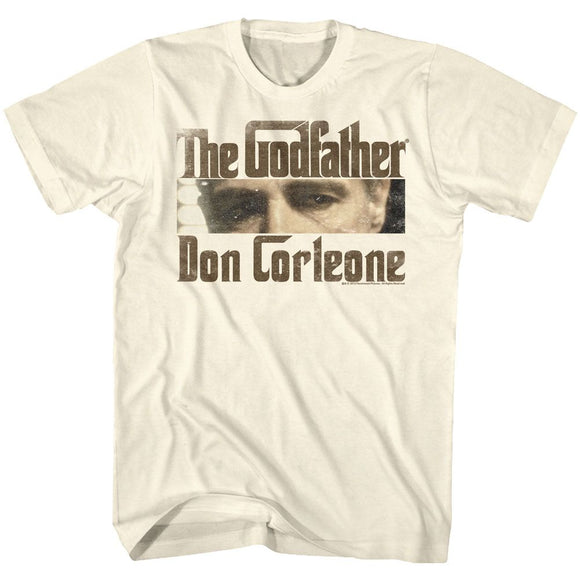 Godfather-Cutting Eyes-Natural Adult S/S T-Shirt - Natural