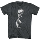 Godfather-Godfather Shadow-Black Heather Adult S/S T-Shirt - Black Heather