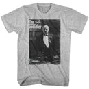 Godfather-The Don Again-Gray Heather Adult S/S T-Shirt - Gray Heather