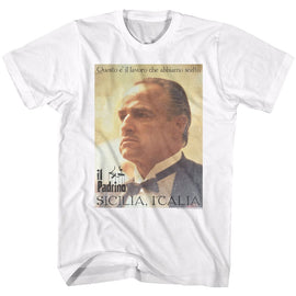 Godfather-Poster-White Adult S/S T-Shirt - White